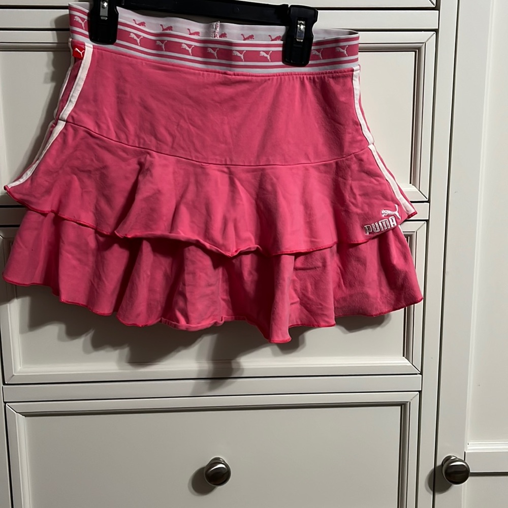 Pink layered skort